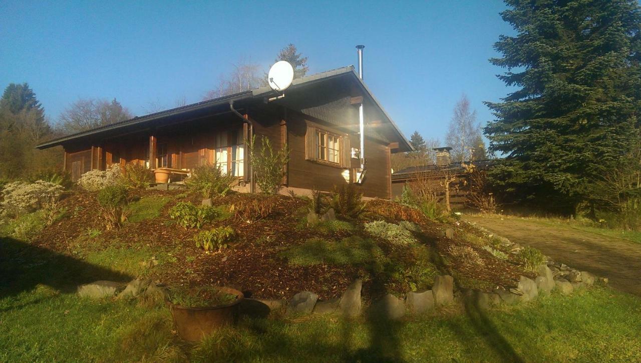 Вилла Blockhaus Ferienzauber II Bromskirchen Экстерьер фото
